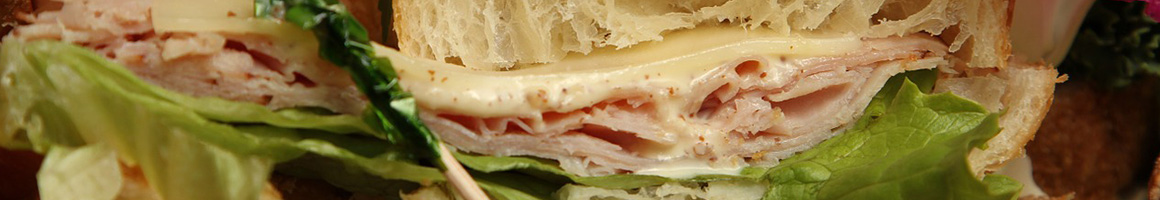 Eating Sandwich Salad at Urbane Cafe restaurant in Northridge, CA.